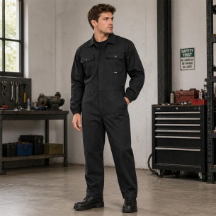 Summer work coverall ANAX Overall - Black color 2