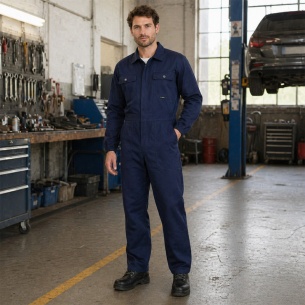 Summer work coverall ANAX Overall - Navy color 2