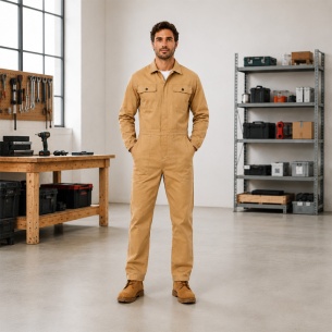 Work overall ANAX Overall - Khaki color 2