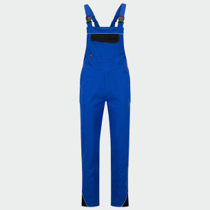 Summer work salopette ARES - Royal Blue / Black color