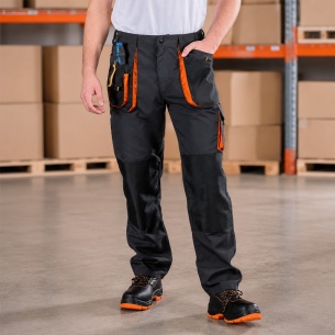Summer work trousers ATLAS - Dark Grey color 2