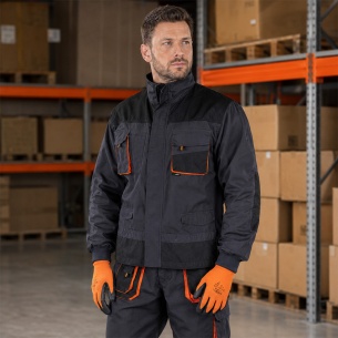 Summer work jacket ATLAS - Dark Grey color 2