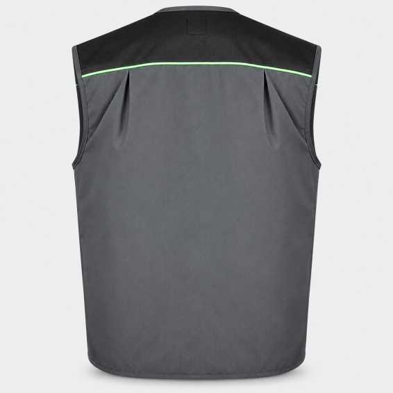Summer work vest BRAVE - Dark Grey color
