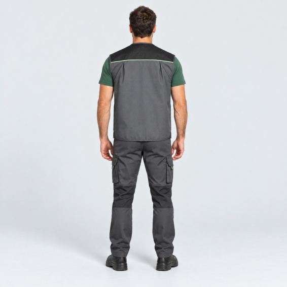 Summer work vest BRAVE - Dark Grey color