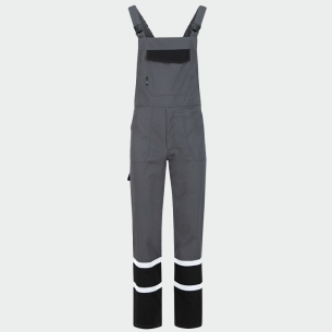 Summer work salopette CHAR - Dark Grey color