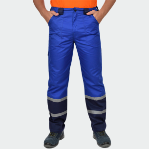 Летен работен панталон CHAR Trousers - Кралско син цвят 2