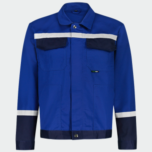 Summer work jacket CHAR - Royal Blue color