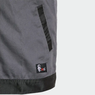 Summer work jacket PERSEUS - Grey / Black color 2