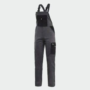 Summer work salopette HEKATE - Grey color