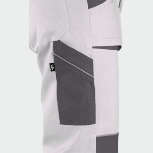 Летен работен панталон LUXY Trousers - Бял цвят 2