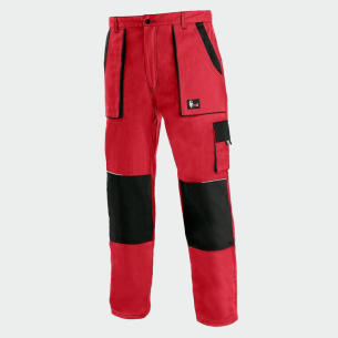 Летен работен панталон LUXY Trousers - Червен цвят