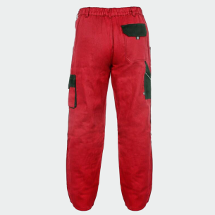 Летен работен панталон LUXY Trousers - Червен цвят 2