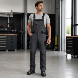 Work salopette DAYTONA - Anthracite color 2