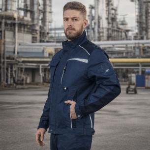 Summer work jacket DAYTONA - Navy color 2