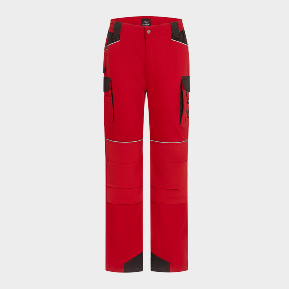 Summer work trousers DAYTONA - Red color