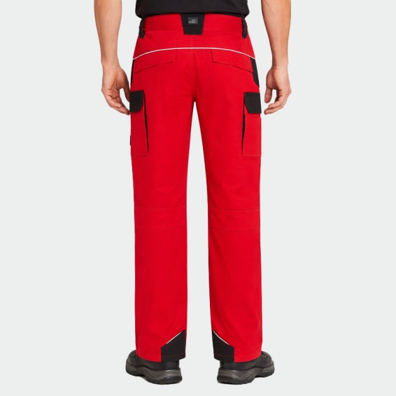 Summer work trousers DAYTONA - Red color