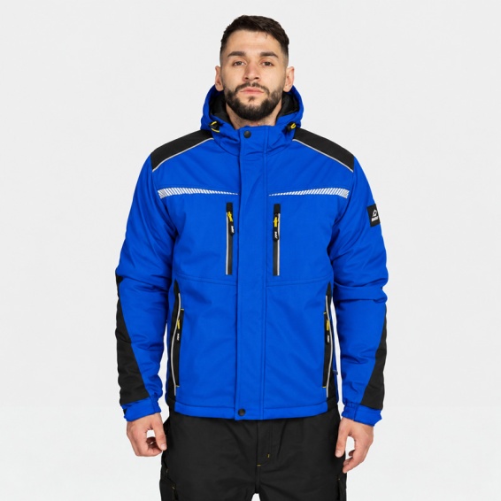 Winter work jacket DAYTONA ICE - Royal Blue color