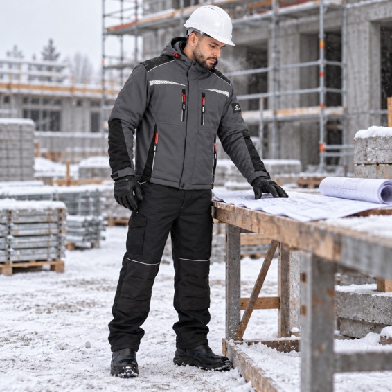 Зимно работно яке DAYTONA ICE Jacket - Тъмно сив цвят