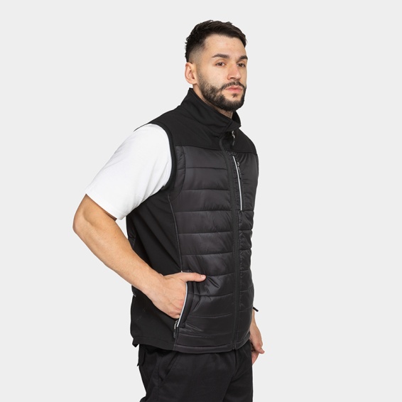 Winter work vest DAYTONA - Black color