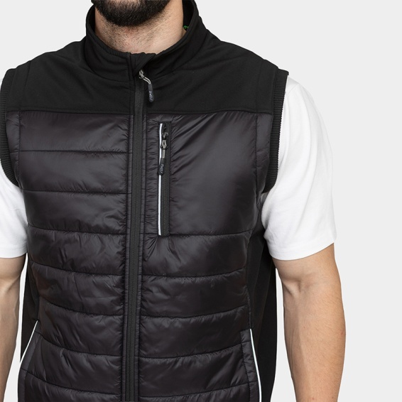 Winter work vest DAYTONA - Black color