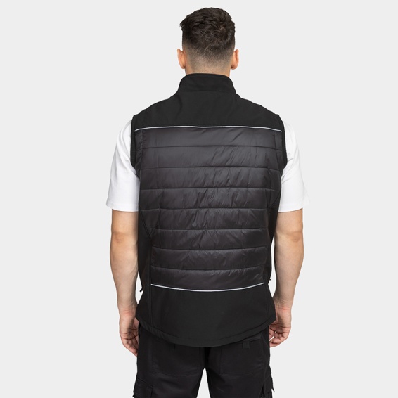 Winter work vest DAYTONA - Black color