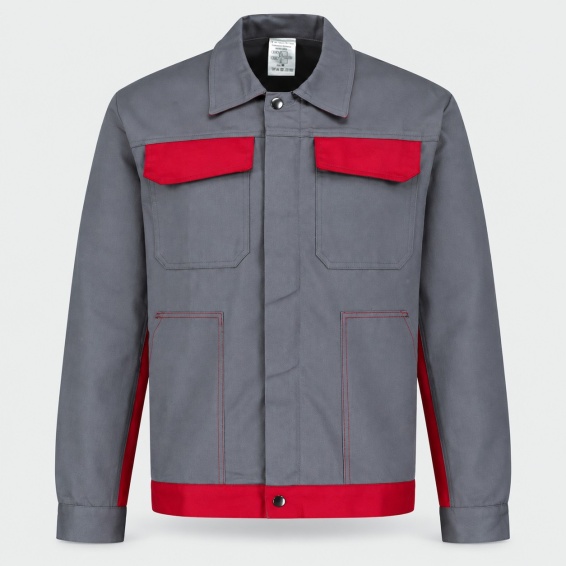 Summer work jacket DELTA - Dark Grey color