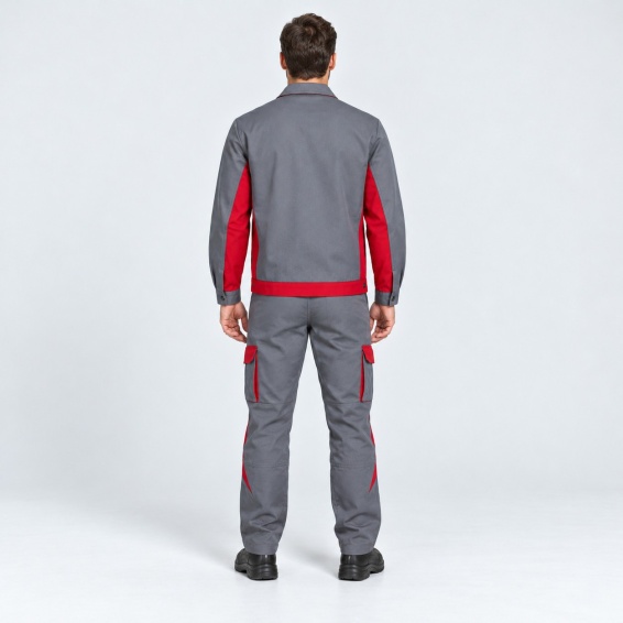 Summer work jacket DELTA - Dark Grey color