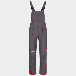 Summer work salopette DRIFT - Dark Grey color