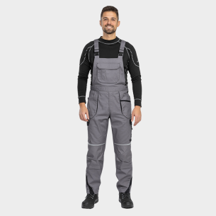Summer work salopette DRIFT CANVAS salopettes - Grey color 2