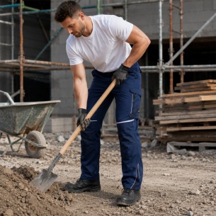Summer work trousers DRIFT - Navy color 2