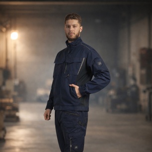 Summer work jacket DRIFT - Navy color 2