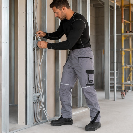 Летен работен панталон DRIFT CANVAS trousers - Сив цвят