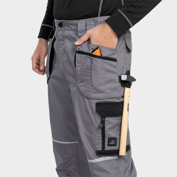 Летен работен панталон DRIFT CANVAS trousers - Сив цвят