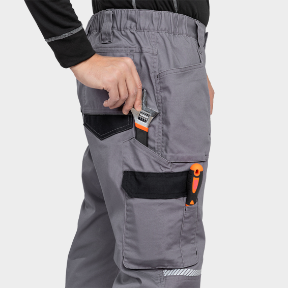 Летен работен панталон DRIFT CANVAS trousers - Сив цвят