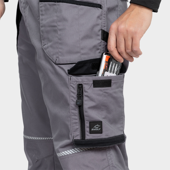 Летен работен панталон DRIFT CANVAS trousers - Сив цвят
