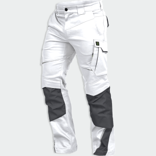 Summer work trousers FLEXH - White color
