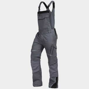 Summer work salopette FLEXL - Grey color