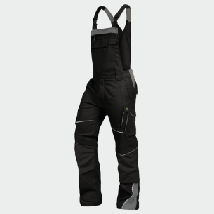 Summer work salopette FLEXL - Black color