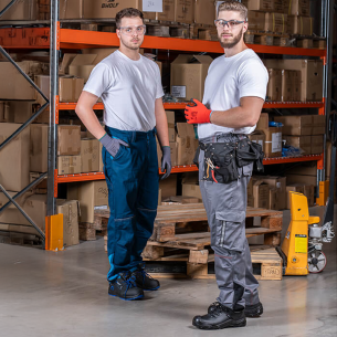 Summer work trousers RAPTOR - Grey color 2