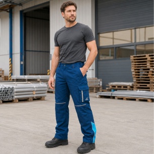 Summer work trousers RAPTOR - Navy color 2