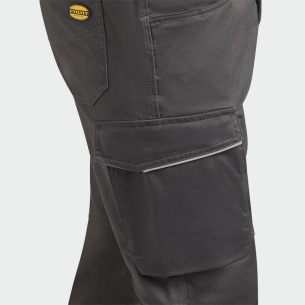 Summer work trousers STAFF STRETCH CARGO 2.0 - Black color 2