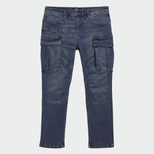 Work jeans STONE CARGO LIGHT - Denim color