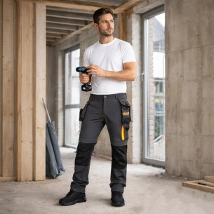Summer work trousers VECTOR - Grey color 2