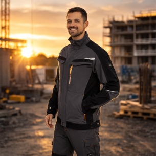 Summer work jacket VECTOR - Grey color 2