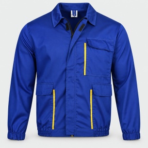 Summer work jacket ZETA - Royal Blue color