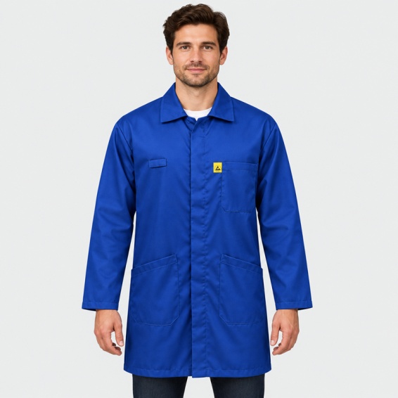 Antistatic coat PERIDOT - Royal Blue color