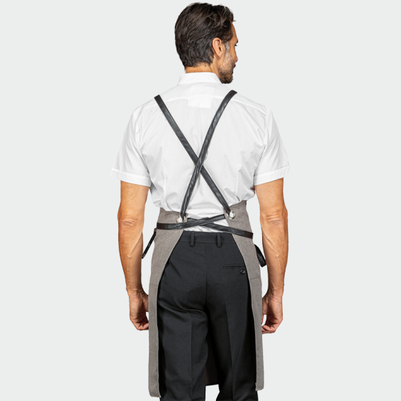 Work apron BRISTOL - Grey color