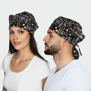 Chefs bandana GORDON - print Italian Food 2
