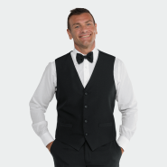 Uniform waistcoat IS033001 - Black color