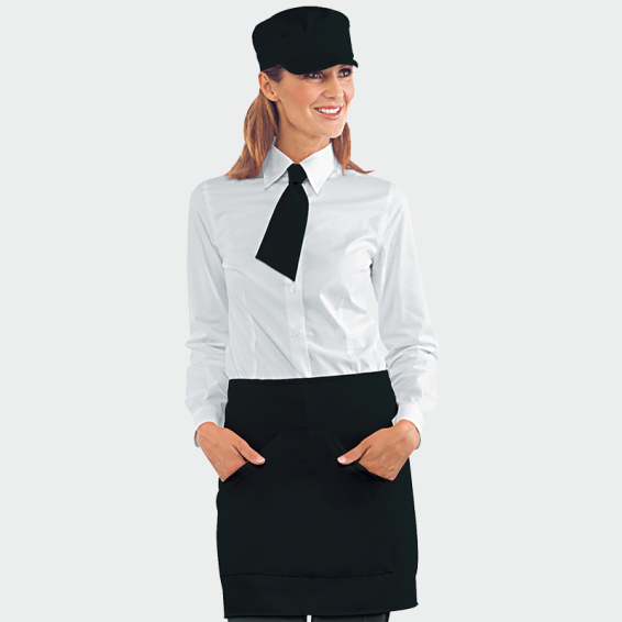 Work apron IS086601 - Black color